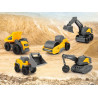 0991 Zestaw 5 pojazdów budowlanych VOLVO Dickie Toys Koparka Walec Wywrotka