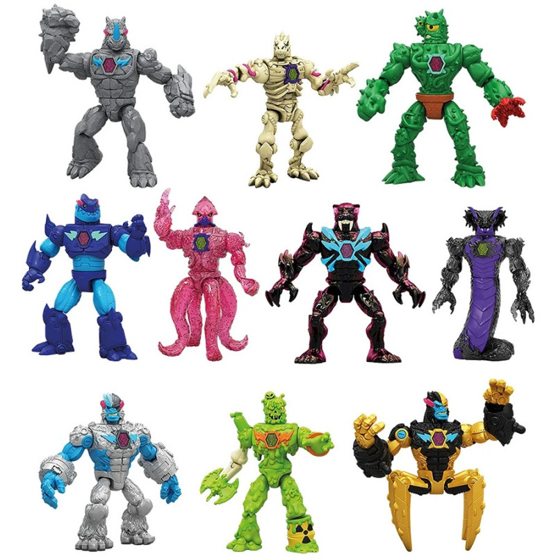 1235 Mr Beast Lab Hybryda Figurki mix & match 