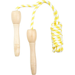 0064 Sznurkowa skakanka drewniane uchwyty Be Active Simba 230cm