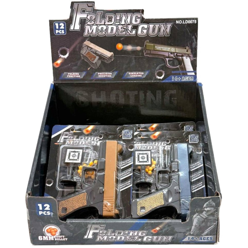 4723 Pistolet glock na kulki 6mm kieszonkowy 