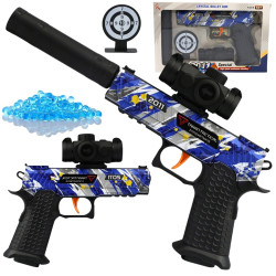 8706 Pistolet na kulki żelowe karabin z tłumikiem + akcesoria