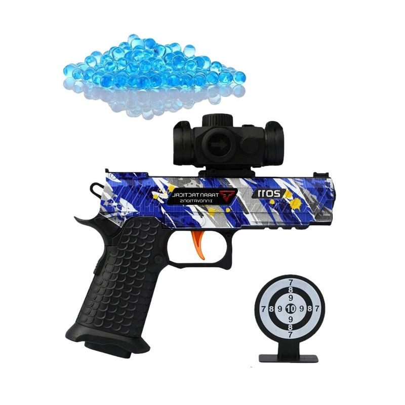 8706 Pistolet na kulki żelowe karabin z tłumikiem + akcesoria