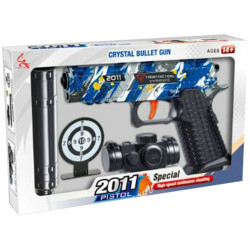 8706 Pistolet na kulki żelowe karabin z tłumikiem + akcesoria