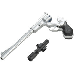 4828 Pistolet na kapiszony spłonkę typu Rewolwer + magazynek luneta 