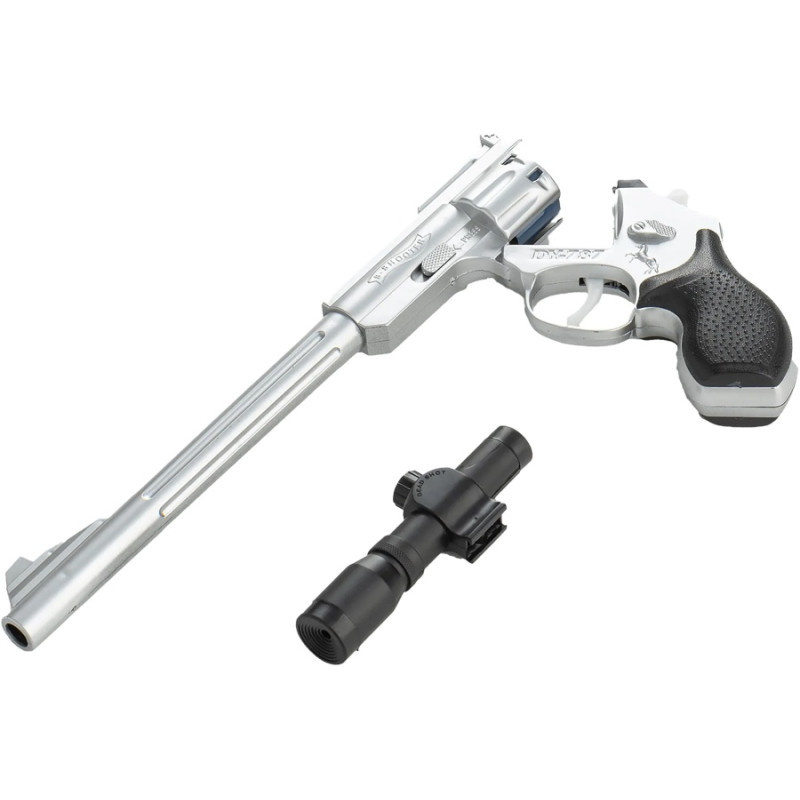 4828 Pistolet na kapiszony spłonkę typu Rewolwer + magazynek luneta 