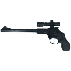 4811 Pistolet na kapiszony spłonkę typu Rewolwer + magazynek luneta