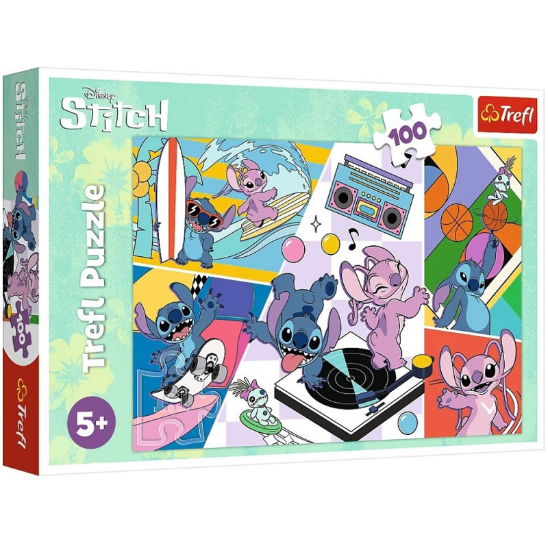 4732 Puzzle Trefl 100 elementów Lilo & Stitch wspomnienia Lilo & Stitch