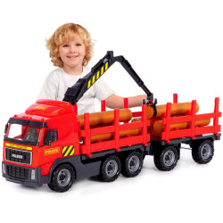 77cm Wielki Tir Dźwig Przyczepa z drewnem Transporter do przewozu dłużycy
