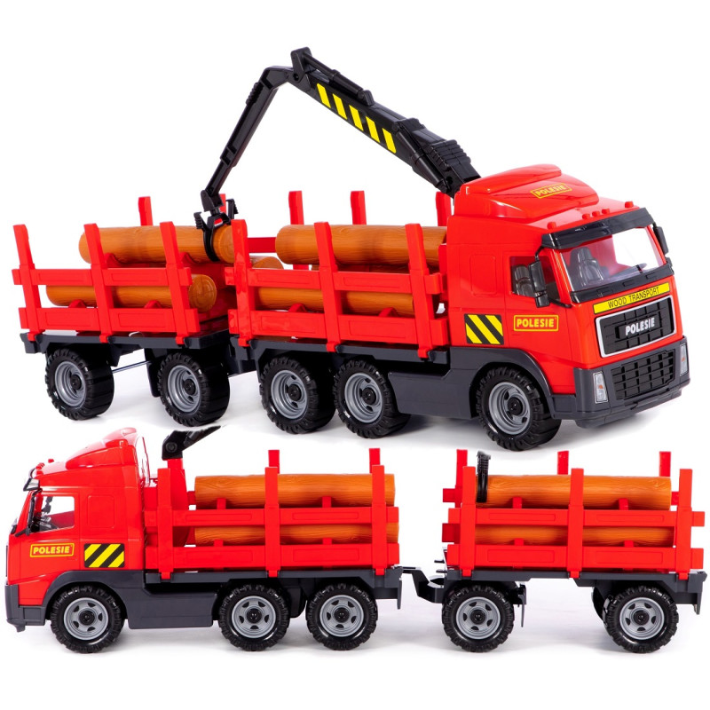 77cm Wielki Tir Dźwig Przyczepa z drewnem Transporter do przewozu dłużycy