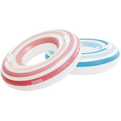 59256 Koło do pływania dmuchane 90 cm paski z uchwytami materac plaża basen INTEX