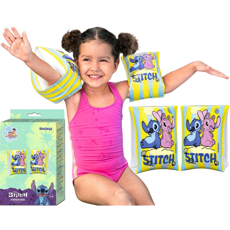 9104S Rękawki do pływania Stitch Disney dla dzieci 3-6 lat Bestway 