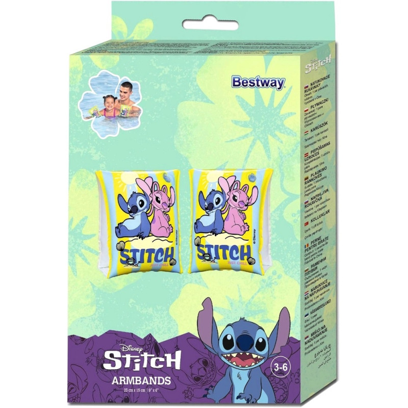 9104S Rękawki do pływania Stitch Disney dla dzieci 3-6 lat Bestway 