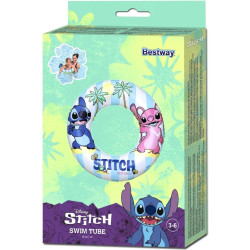 9104U Koło do pływania Stitch Disney Bestway 56 cm dla dzieci 3-6 lat 