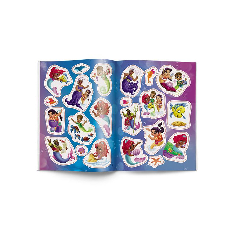 4870 Disney Junior Ariel Kolorowanka z naklejkami Praca Zbiorowa