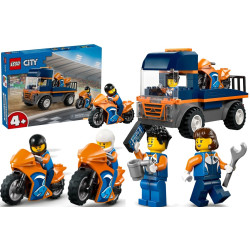 60491 Klocki Lego City Laweta dla motocykli 88 elementów