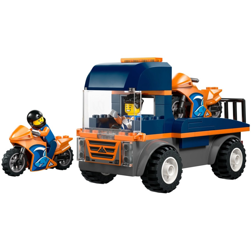 60491 Klocki Lego City Laweta dla motocykli 88 elementów