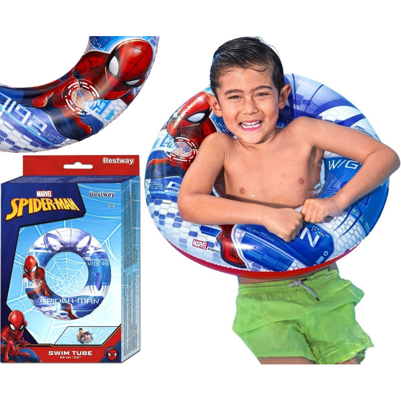 98003 Koło do pływania Spider-Man 56 cm Bestway dmuchane dla dzieci