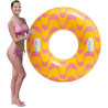 59256-N  Koło do pływania dmuchane 91 cm fala z uchwytami materac plaża basen INTEX