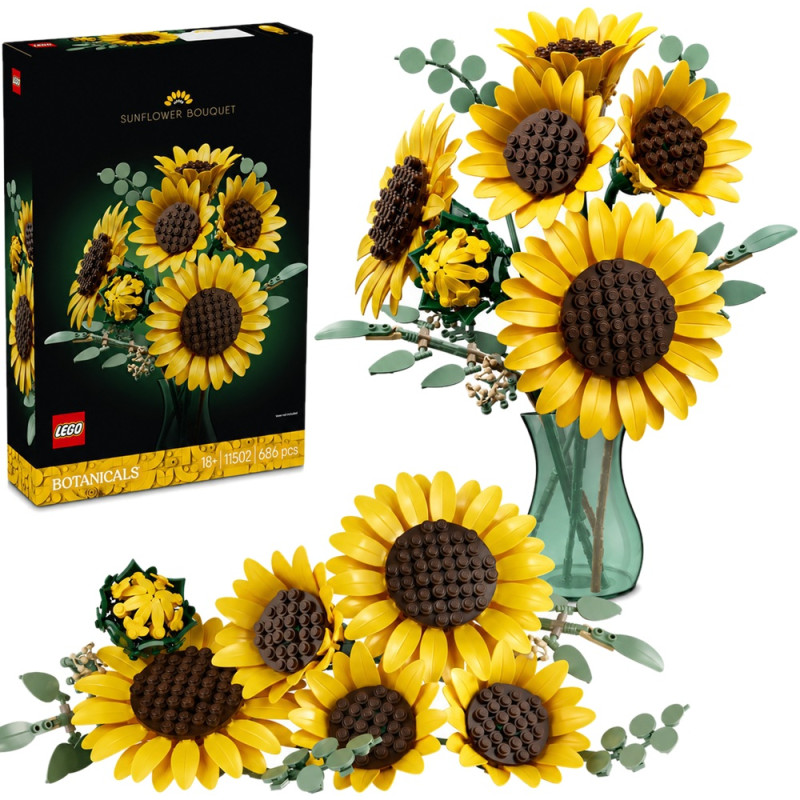 11502 Klocki Lego Botanicals Bukiet słoneczników 686 elementów 
