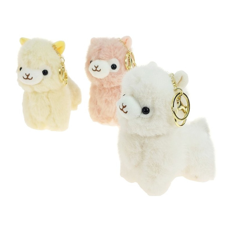 0116 Brelok Pluszowy Lama Maskotka do Kluczy Torebki Plecaka Pluszak 