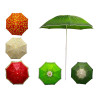 0297 Parasol Plażowy Ogrodowy Składany 180 cm Lekki Regulowany Motyw Owoców