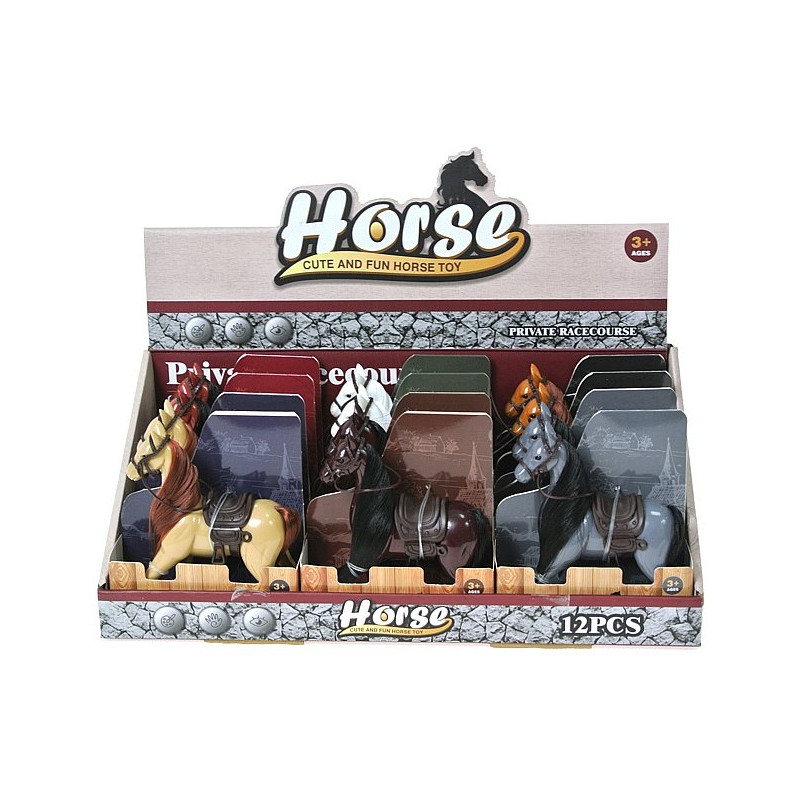 3307 Figurka Konia Z Akcesoriami Koń Do Zabawy Dla Dzieci Konik Mix Kolorów
