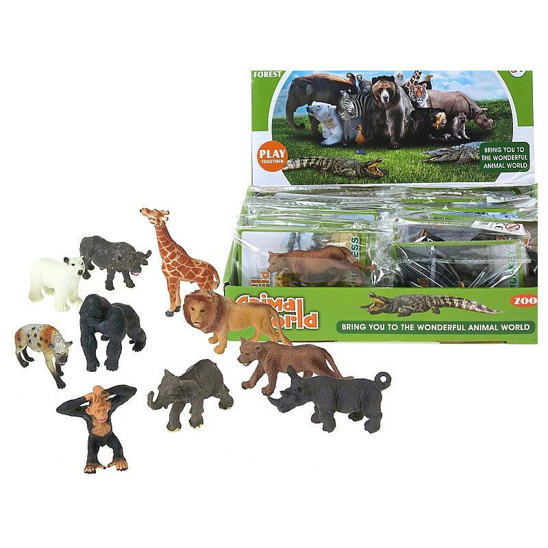 5899 Figurka Dzikie Zwierzęta Animal Zwierzątko Kolekcjonerskie Mix Wzorów