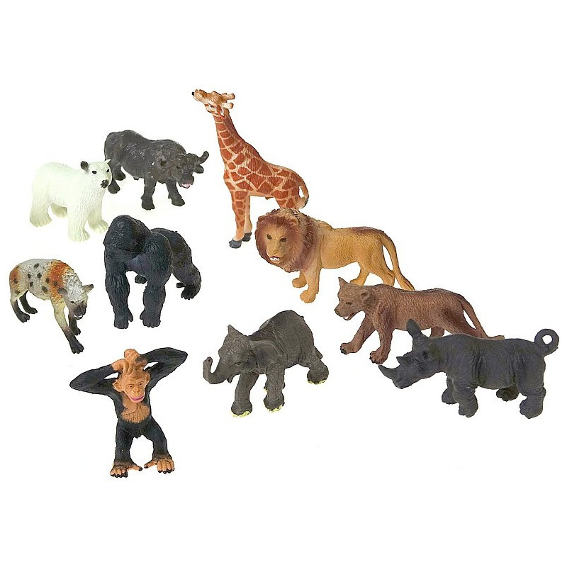 5899 Figurka Dzikie Zwierzęta Animal Zwierzątko Kolekcjonerskie Mix Wzorów