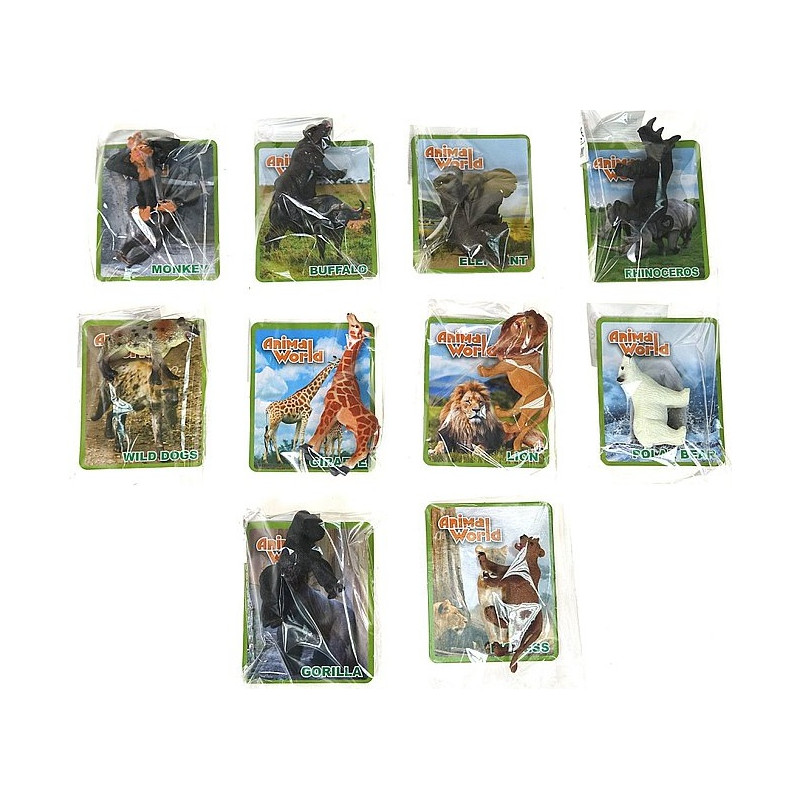 5899 Figurka Dzikie Zwierzęta Animal Zwierzątko Kolekcjonerskie Mix Wzorów