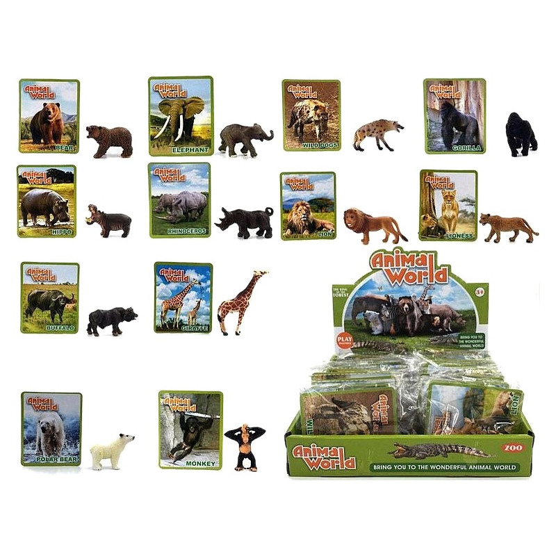 5899 Figurka Dzikie Zwierzęta Animal Zwierzątko Kolekcjonerskie Mix Wzorów