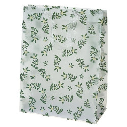 9011  Torba torebka prezentowa urodzinowa przeźroczysta 33 x 25 x 12 cm