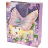 8868 Torba torebka prezentowa urodzinowa motyl 3D 31,5 x 25,5 x10 cm 