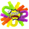 3575 Rurki Sensoryczne Pop Tube 6szt Kolorowe Elastyczne Rozciągane Antystresowe