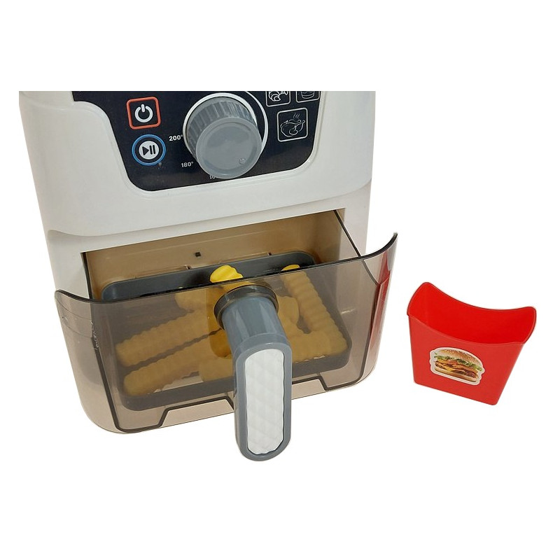 3438 Zabawka Air Fryer dla Dzieci - Interaktywny Zestaw Kuchenny z Frytkami 
