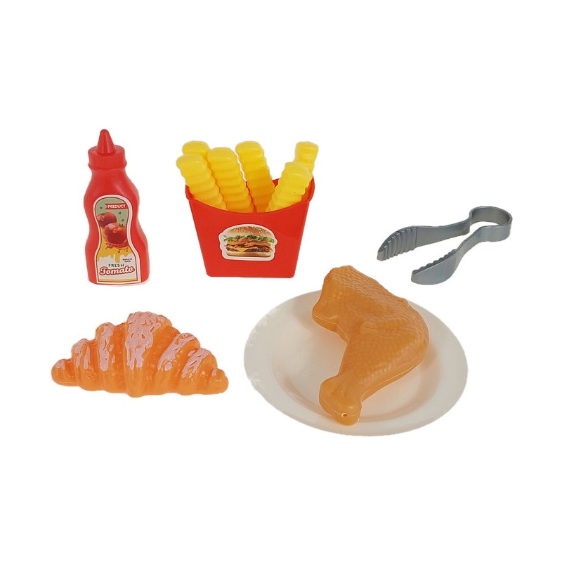 3438 Zabawka Air Fryer dla Dzieci - Interaktywny Zestaw Kuchenny z Frytkami 