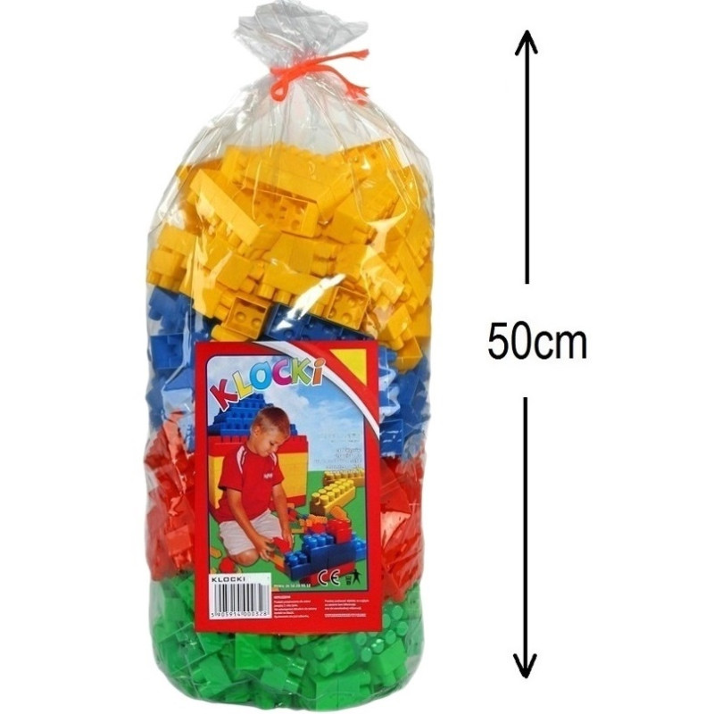 0328 KOLOROWE KLOCKI KONSTRUKCYJNE 100 ELEMENTÓW 