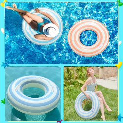 59256 Koło do pływania dmuchane 90 cm paski z uchwytami materac plaża basen INTEX
