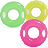 59258 Koło do pływania z uchwytami 76cm dmuchane neonowe 3 kolory INTEX