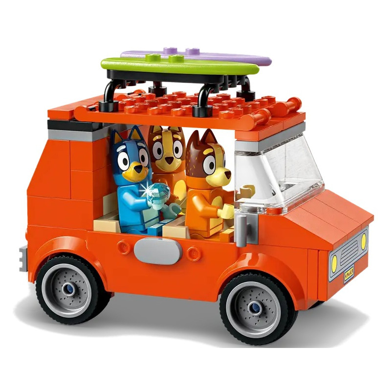11202 Klocki Lego Bluey - Blue i rodzinna wycieczka samochodem 133 elementy 