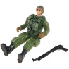 6798 Figurka Żołnierz Wojskowy Militarny Broń Karabin Akcesoria zabawka 
