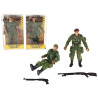 6798 Figurka Żołnierz Wojskowy Militarny Broń Karabin Akcesoria zabawka 