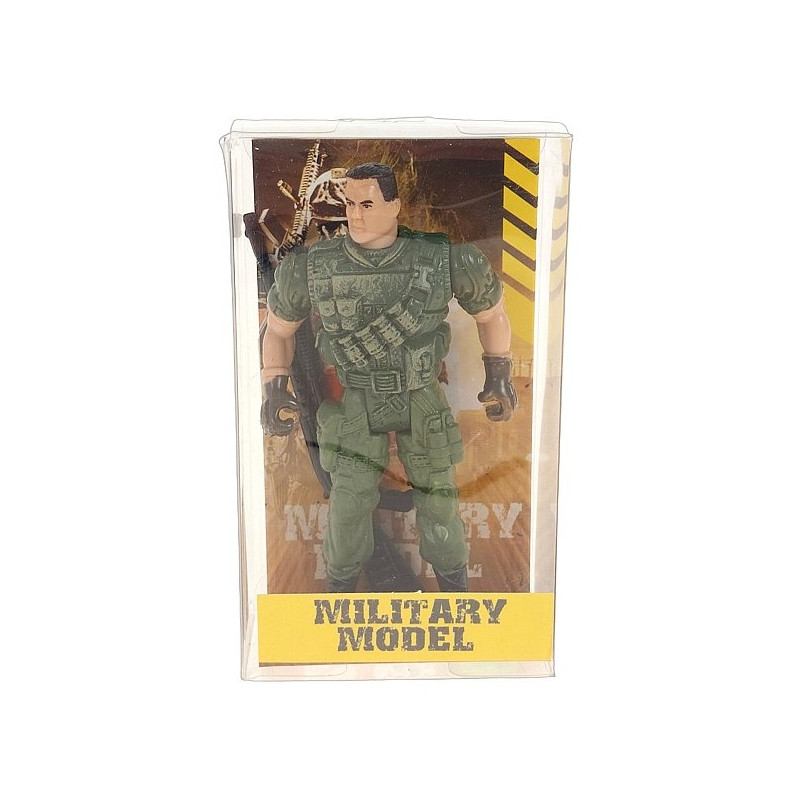 6798 Figurka Żołnierz Wojskowy Militarny Broń Karabin Akcesoria zabawka 