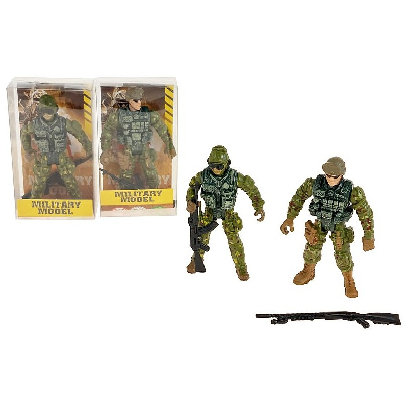 6804 Figurka Żołnierz Wojskowy Militarny Broń Karabin Akcesoria zabawka