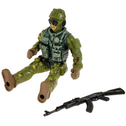 6804 Figurka Żołnierz Wojskowy Militarny Broń Karabin Akcesoria zabawka