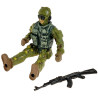 6804 Figurka Żołnierz Wojskowy Militarny Broń Karabin Akcesoria zabawka
