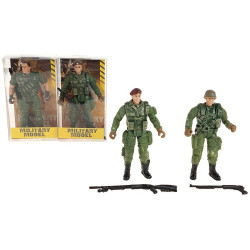 6798 Figurka Żołnierz Wojskowy Militarny Broń Karabin Akcesoria zabawka 