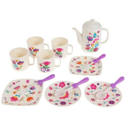 6569 Zestaw Naczyń Do Herbaty Dla Dzieci Serwis Kawowy Herbaciany Tea Party