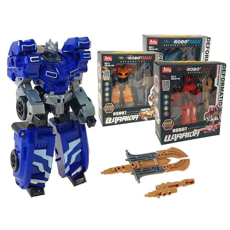 5991 Robot Transformer 2w1 Samochód Auto Wojownik Figurka Transformująca