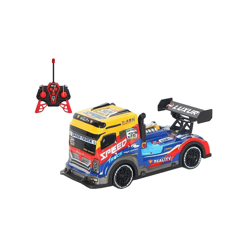 0918 Auto Ciężarówka Tir Zdalnie Sterowana Rc 1:18 Pilot Światła Akumulator