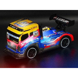 0918 Auto Ciężarówka Tir Zdalnie Sterowana Rc 1:18 Pilot Światła Akumulator